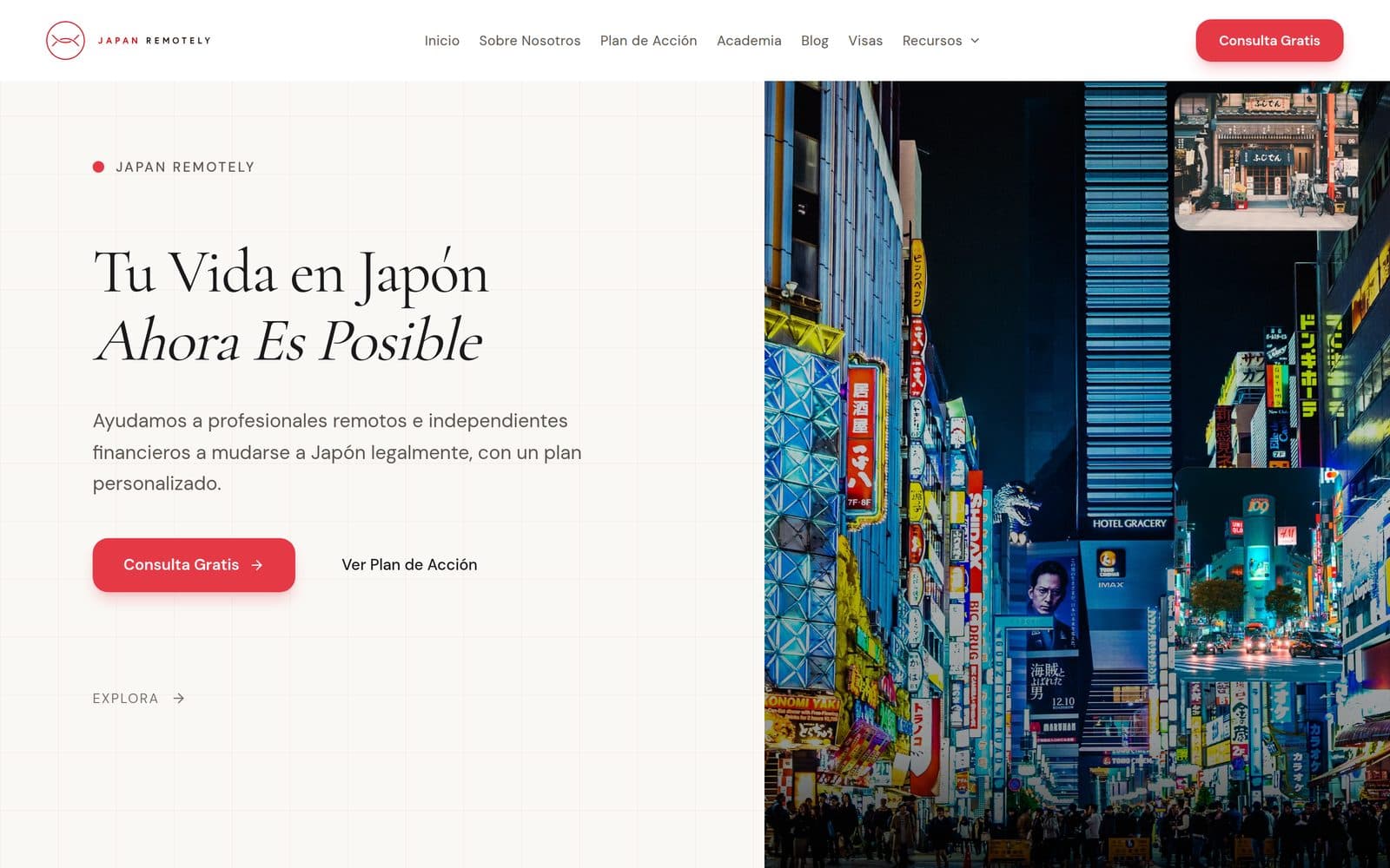 The Japan Remotely website